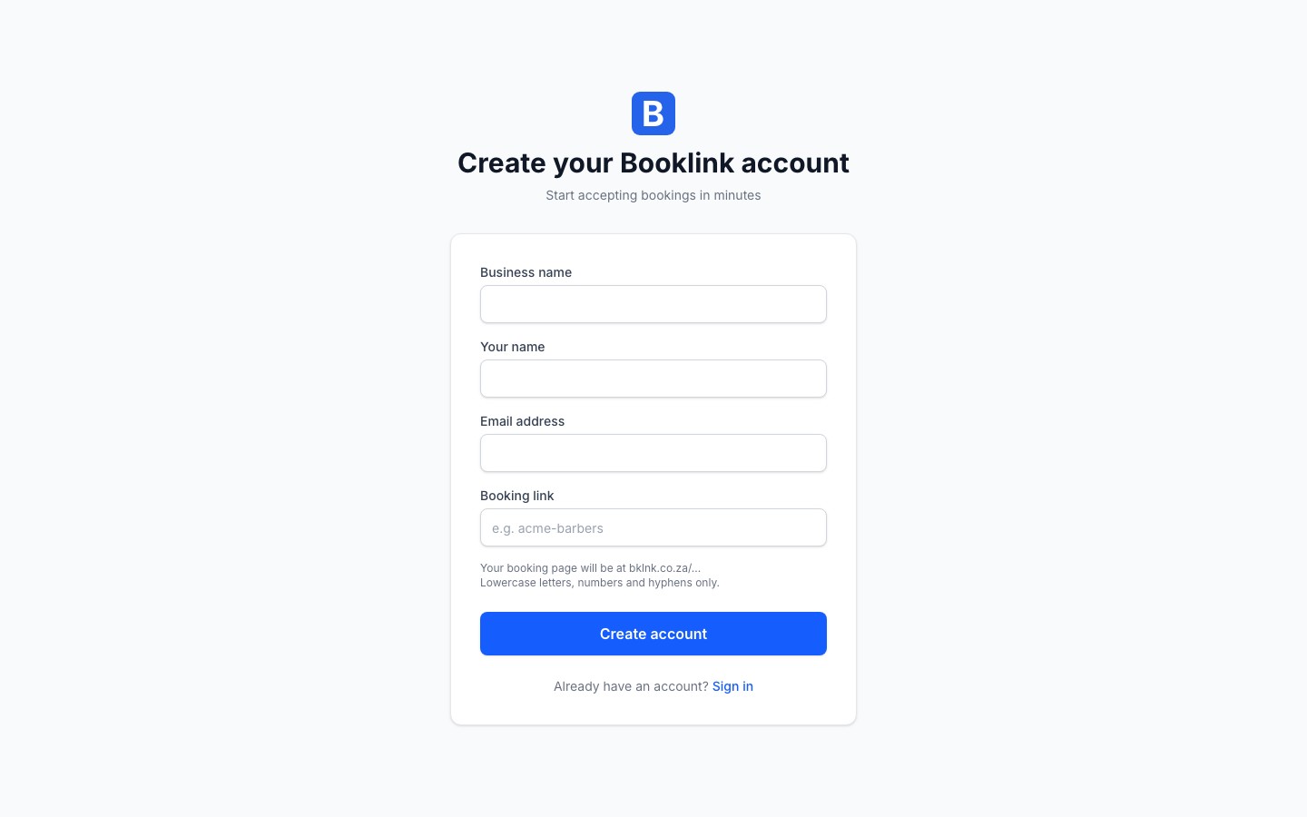 register page